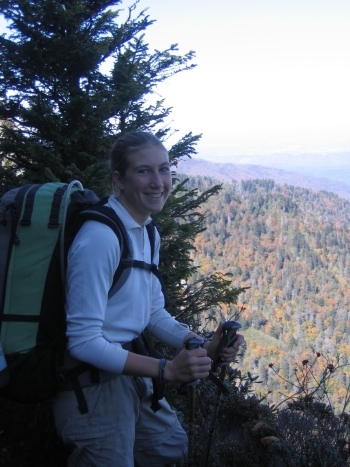 Kaitlyn on the Appalachian Trail