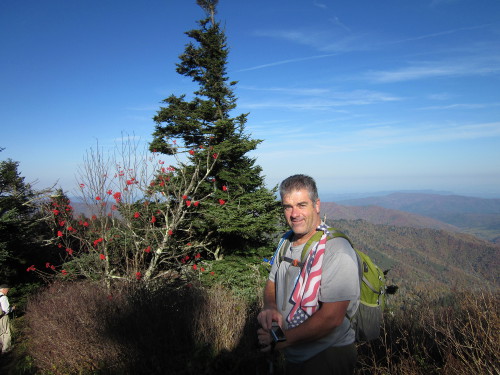 Craig on the AT near Clingman's Dome