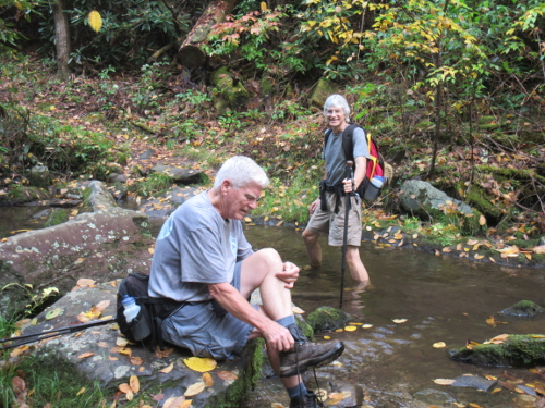 Crossing Meig's Creek