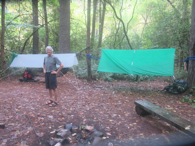 Steve at campsite 59