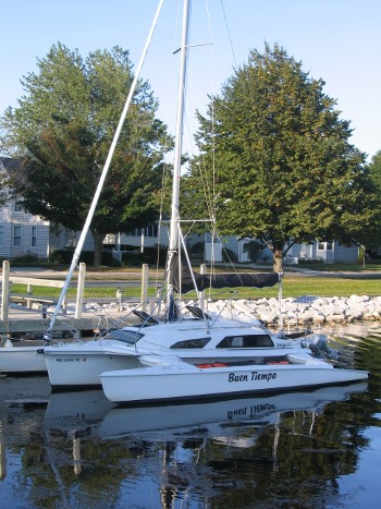 Buen Tiempo at her Ludington dock