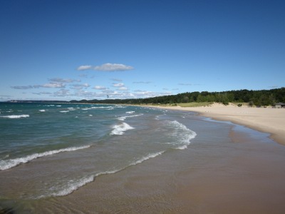 Pentwater shoreline