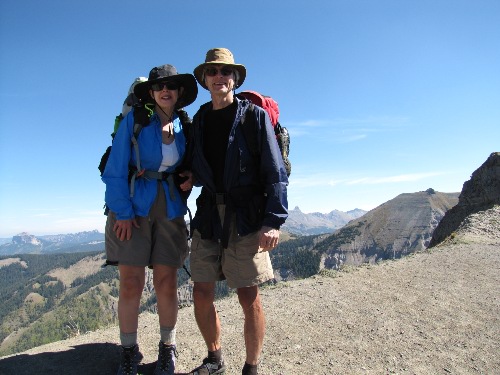 Kathy and Steve on Bridge of Heaven