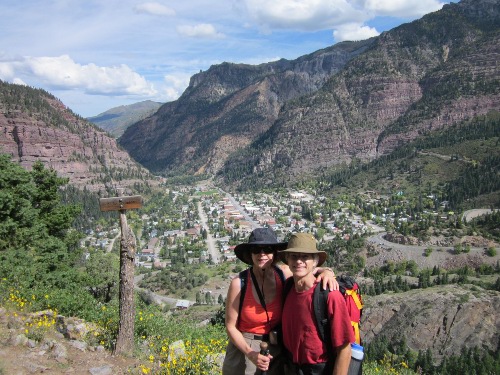 Kathy and Steve at Ouray overlook