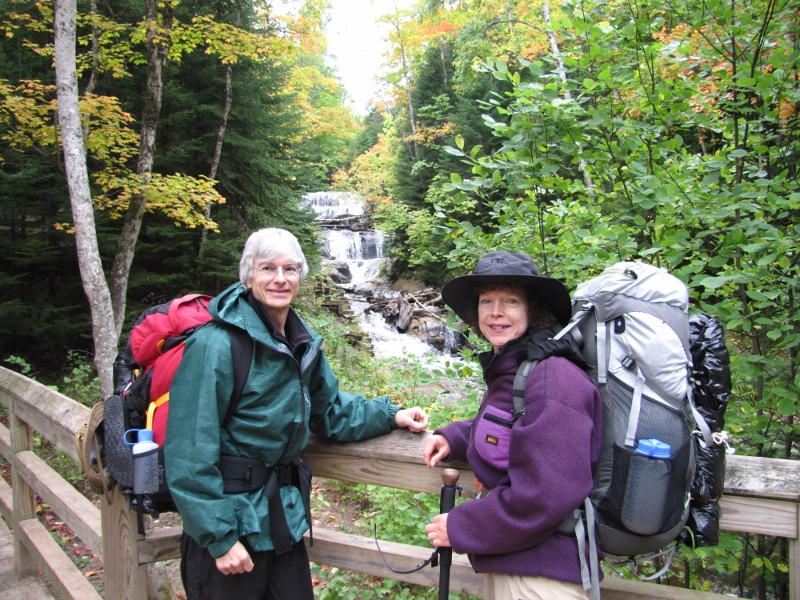 Steve and Kathy at Sable Falls